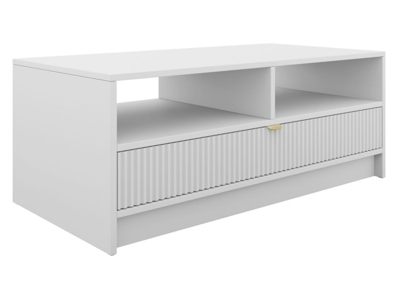 Stolik kawowy MIRJAN 24 Tireno 1SZ biały velvet 1 szt.