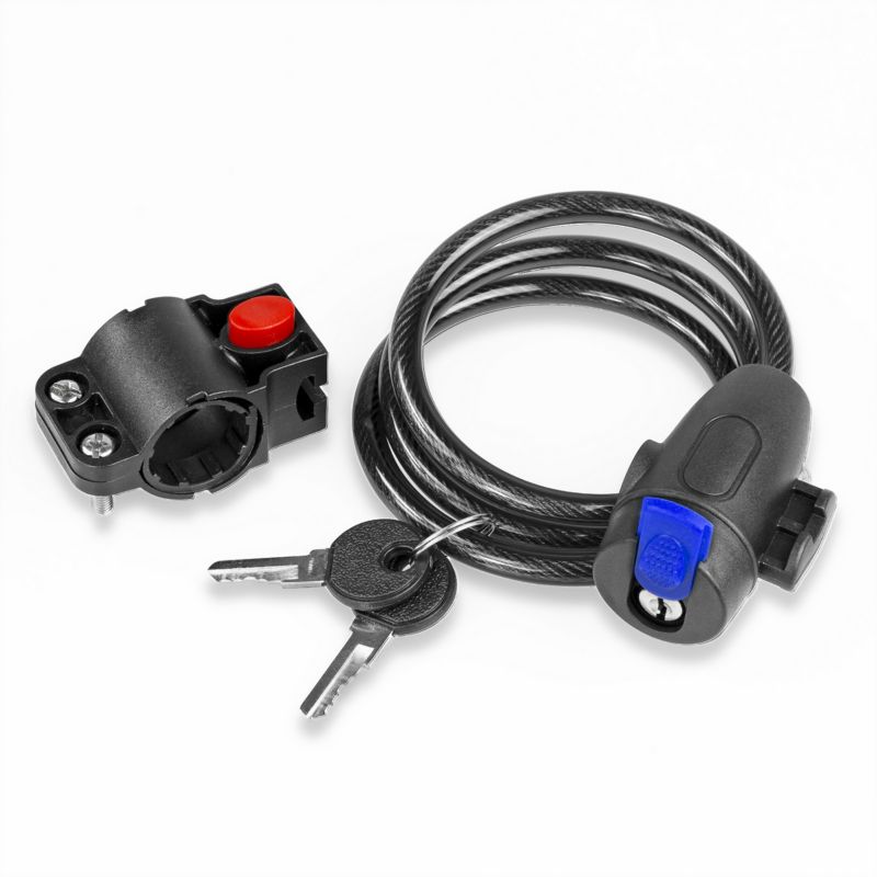 Zapięcie rowerowe Be-active.pl zabezpieczenie blokada na rower czarny 1szt