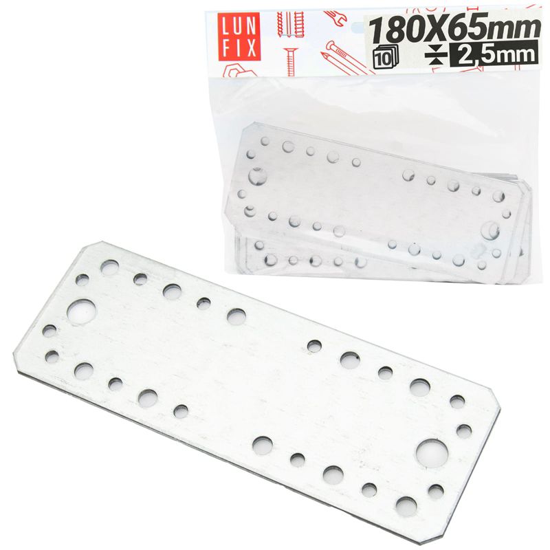 Płytka perforowana Lun Fix 180x65x2,5 mm 10szt.