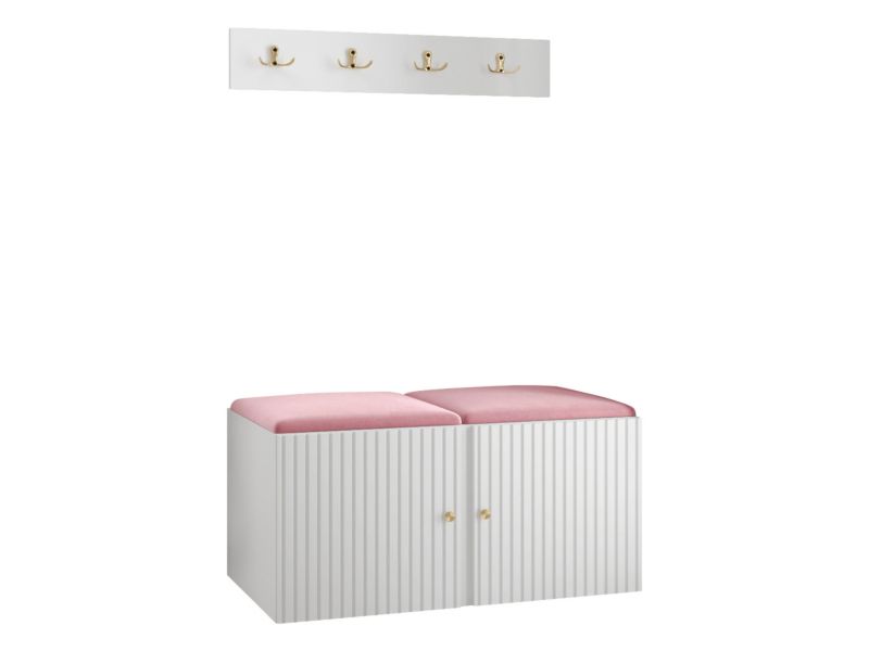 Zestaw MIRJAN 24 Orion Ryfel Slim VI biały + różowy 1 kpl.