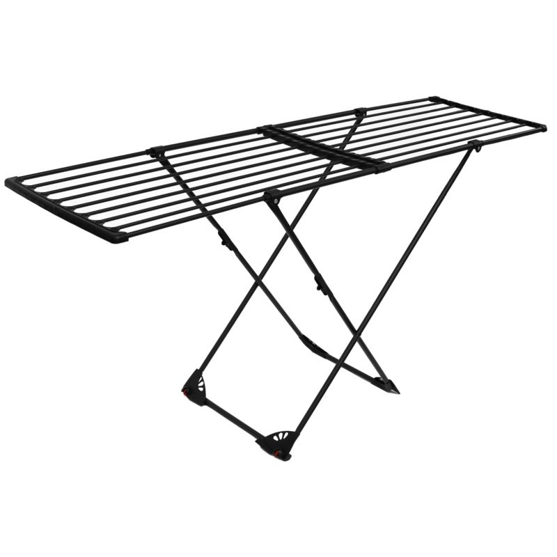 Suszarka na pranie Bauerkraft stojąca składana czarna 1 szt.