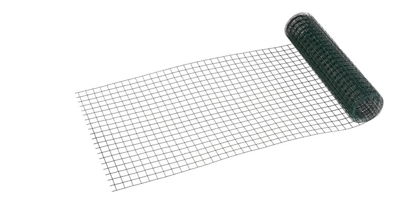 Siatka ogrodzeniowa zgrzewana Blooma PCV 25 mm 0,5 x 5 m ocynk