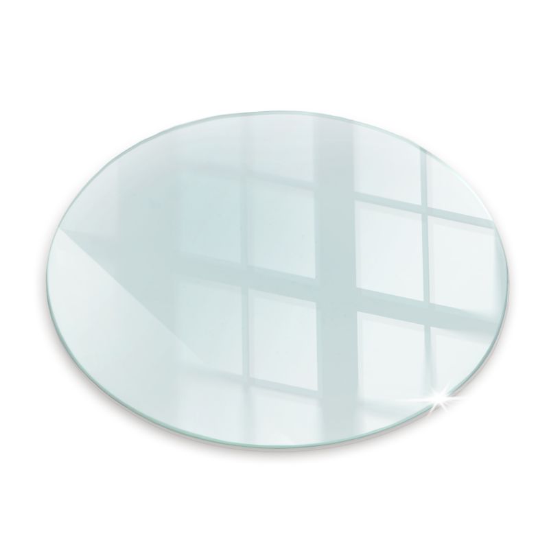Podkładka Szklana Transparentna Tulup fi70 cm Okrągła Ochrona Podłogi przed Iskrą 1 szt.