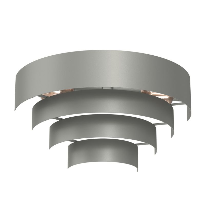 Kinkiet ścienny Luminex Rings ciemny szary 2 x E27 x 15W IP20 wym: 20 x 40 x 19,5 cm - 1 szt.