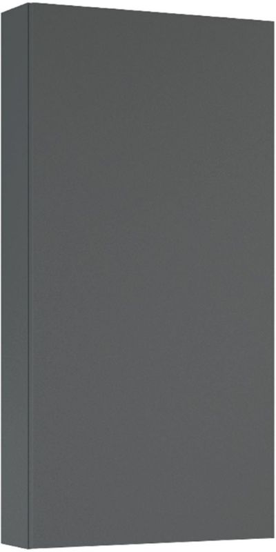 Szafka łazienkowa wisząca Elita For All 40x13x80 cm antracyt mat, Push to Open, 1 szt.