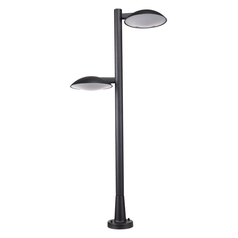 Lampa ogrodowa stojąca Italux Piombino czarna LED 24W 3000K 1875lm IP44 wym: 100 x 45,5 x 45,5 cm aluminium - 1 szt.