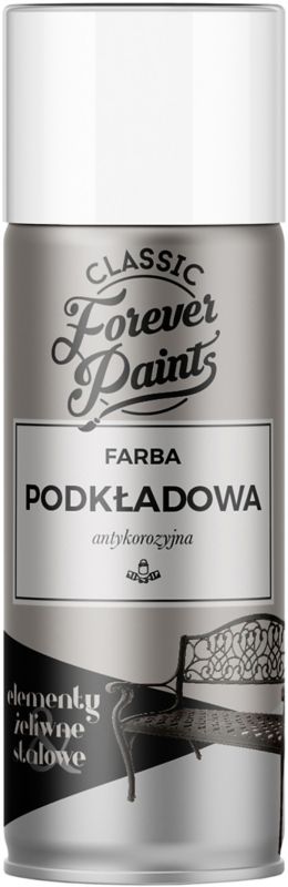 Farba podkładowa antykorozyjna Forever Paints 400 ml biała