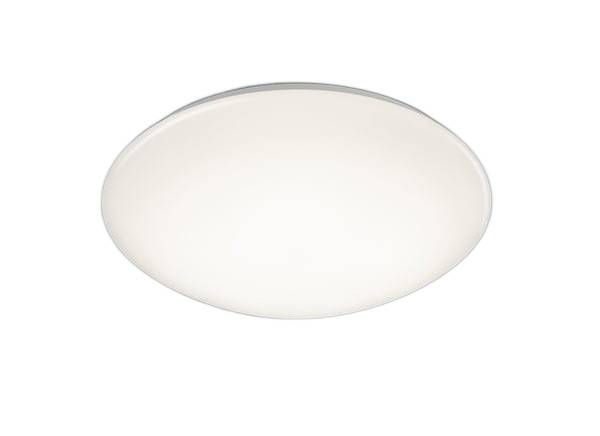 Lampa sufitowa zewnętrzna RL Pollux biała LED 12W 3000K 1100lm z czujnikiem IP44 wym: 8,5 x 27 x 27 cm - 1 szt.