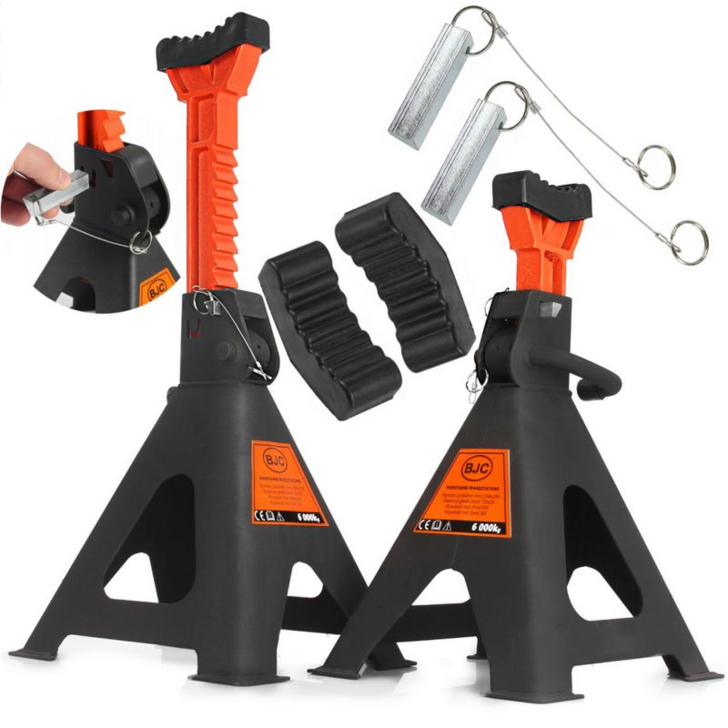 Kobyłki samochodowe BJC stojaki warsztatowe 400-580mm 6 ton 2szt.