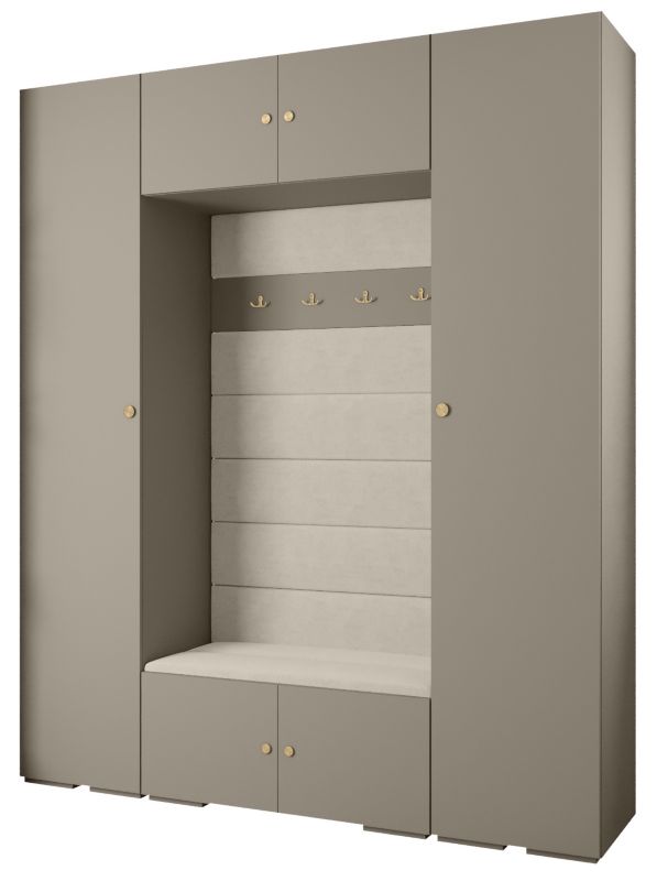 Garderoba do przedpokoju Abiks INOVA 2 Z13 kaszmir+złoty+manila02 1 szt.