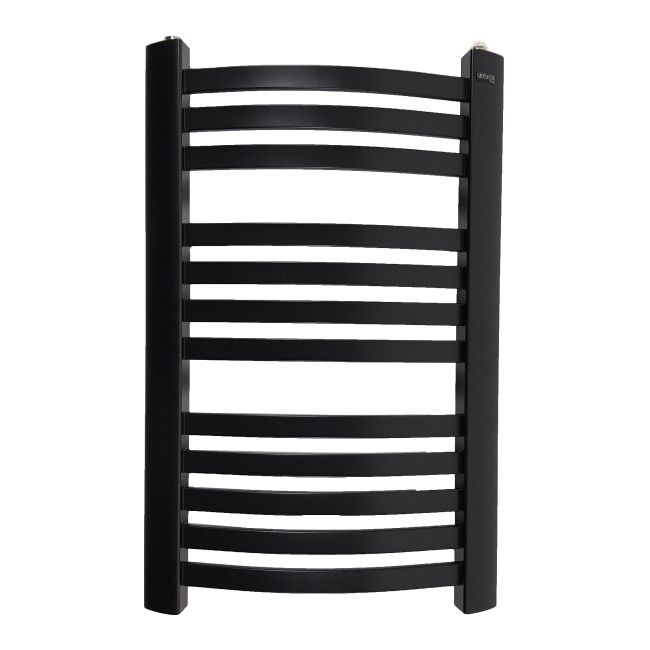 Grzejnik łazienkowy Rubin 75 x 48 cm czarny