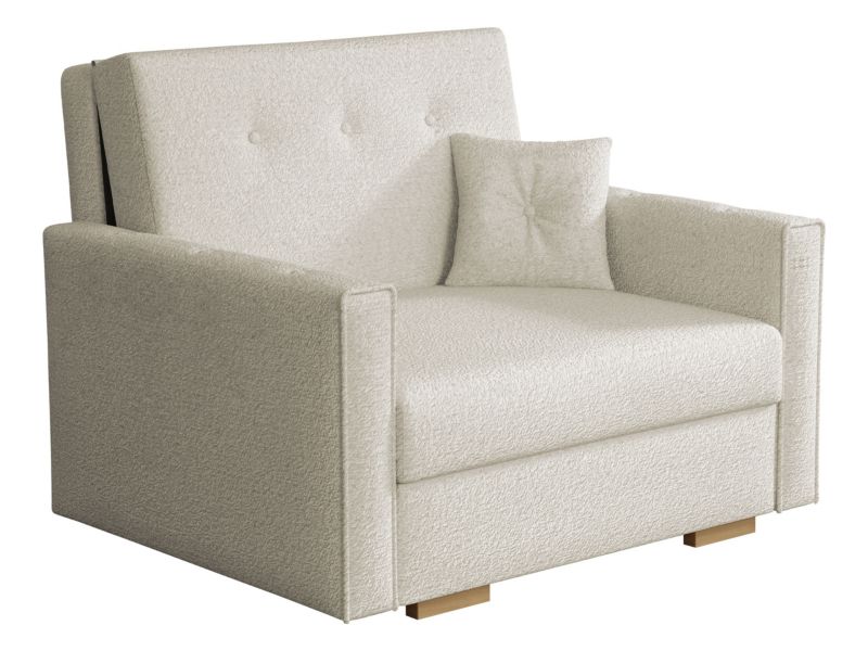 Kanapa rozkładana MIRJAN 24 Viva Sonic I szarobeżowa bukla 1 szt.