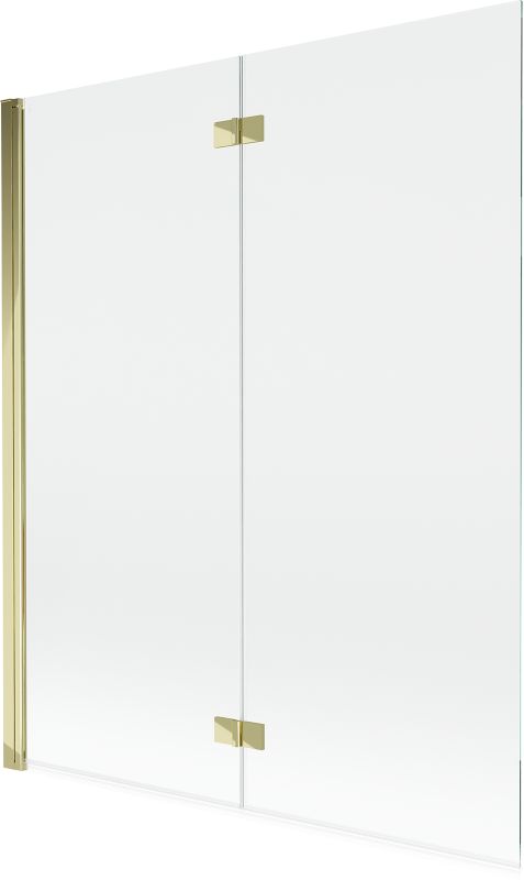 Parawan nawannowy Mexen Mist złoty transparent 140x150 cm 2-skrzydłowy 1 szt