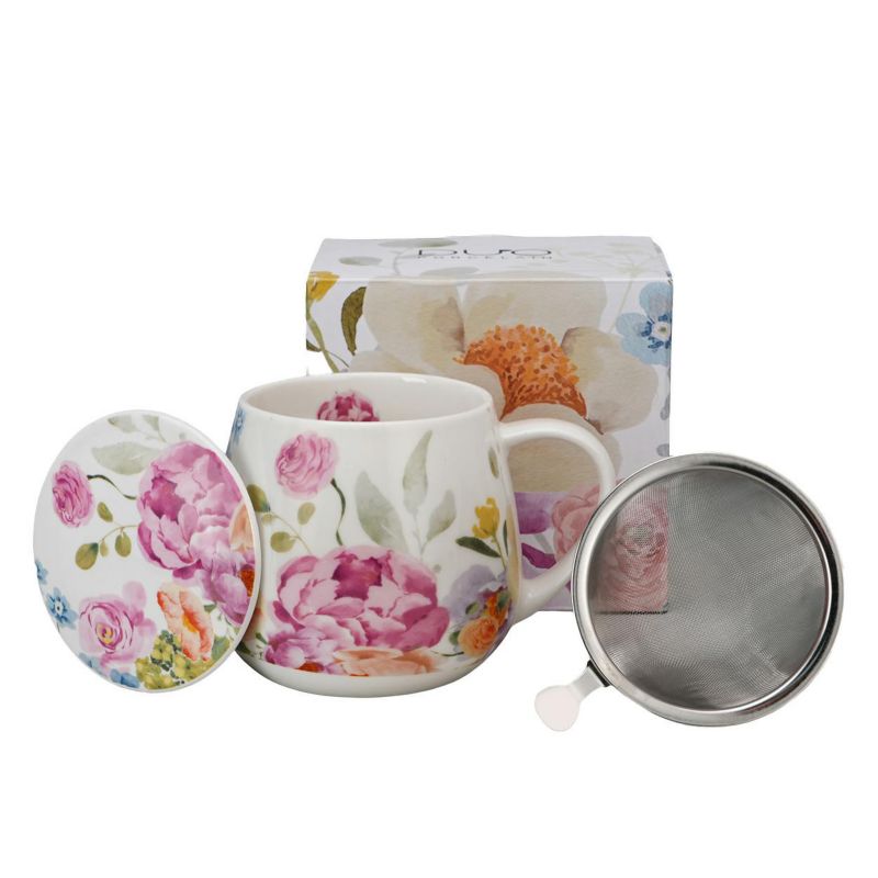 Kubek Baryłka june DUO porcelanowy z zaparzaczem 430 ml 1 szt.