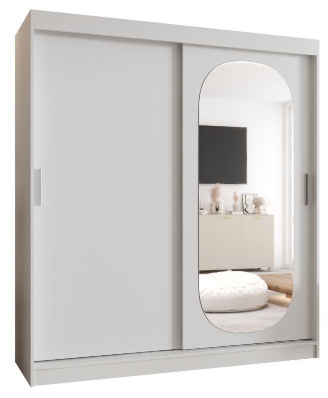 Szafa przesuwna Garderoba Abiks ROYAL 150 biały mat 1szt.