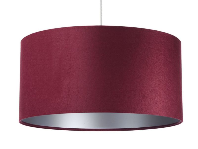 Lampa Bps Koncept wisząca HOME 60 bordowa/srebrna 1 szt