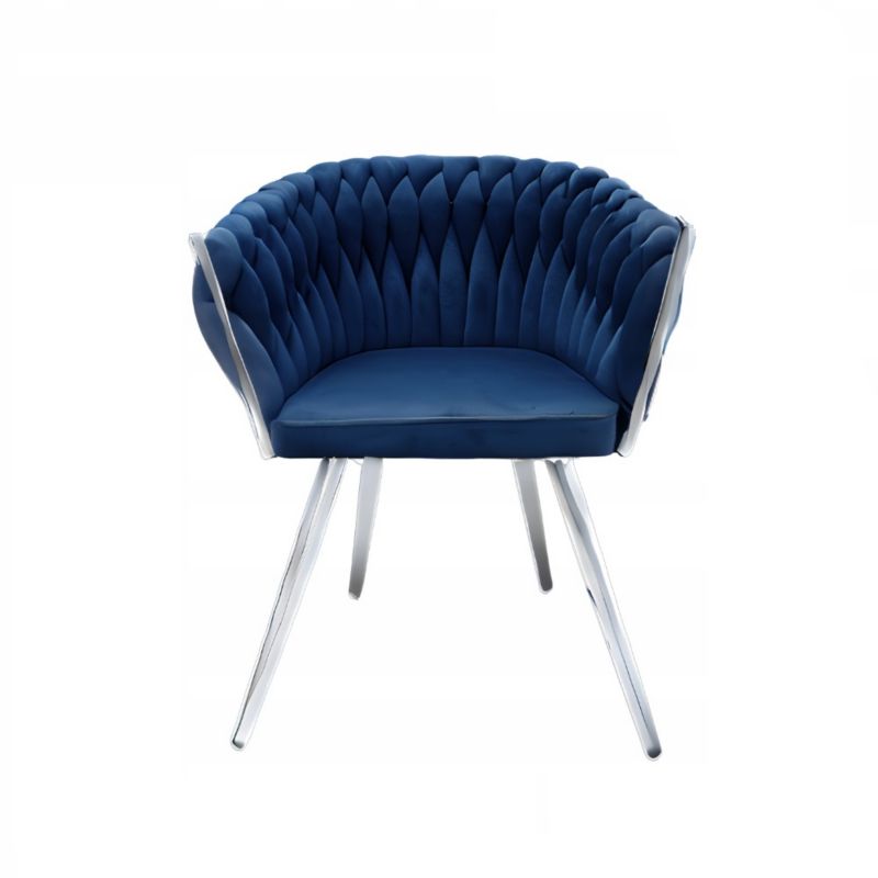 Ozdobny fotel do salonu Family Meble Tilo granat 1szt