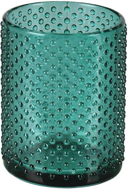 Świecznik Splendid Dotti 7 x 10 zielony