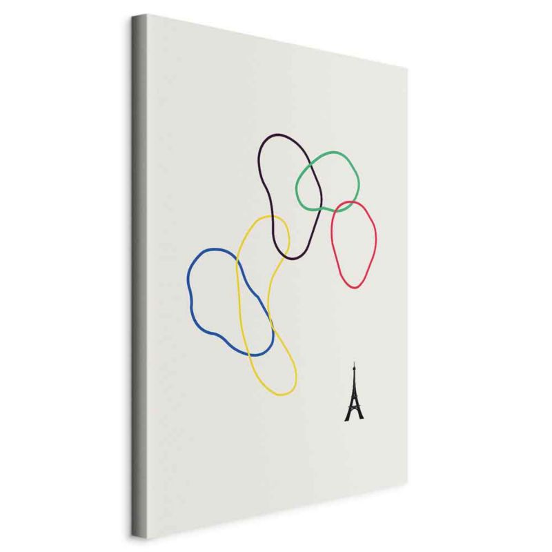 Obraz Artgeist Kolorowe koła 40 x 60 cm flizelina 1 szt