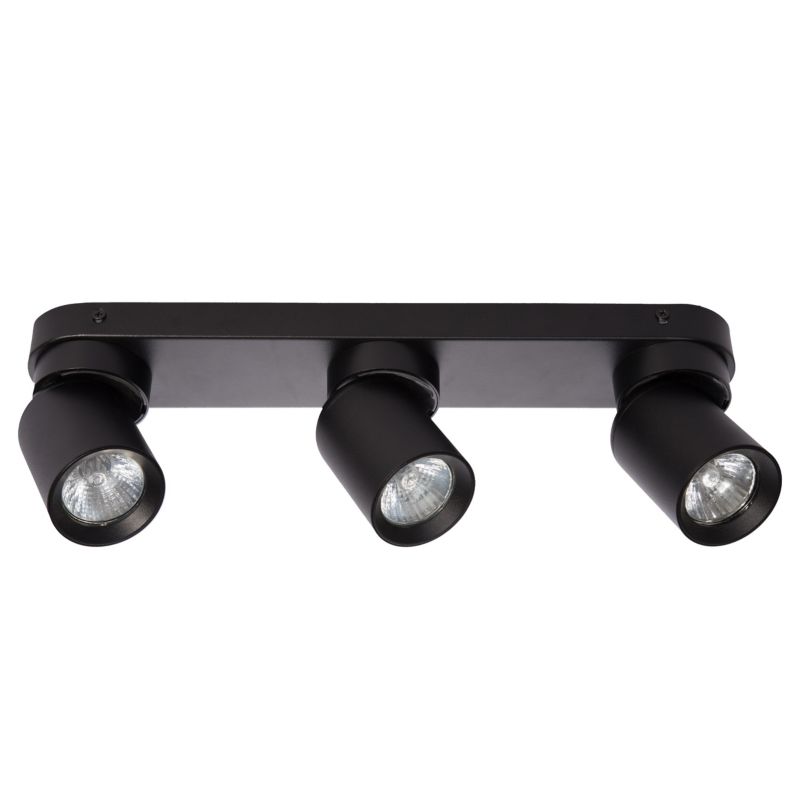 Lampa sufitowa 3x GU10 LED MasterLED Timo 39cm ruchoma czarna mat IP20 kinkiet oprawa 1 szt.