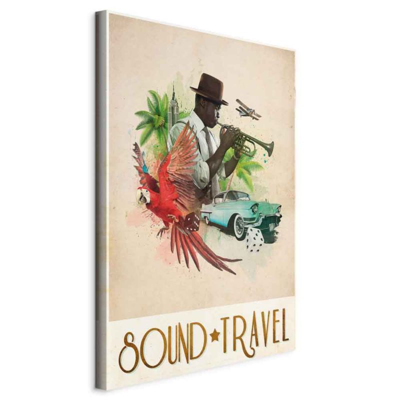 Obraz Artgeist Sound Travel 20 x 30 cm płótno włoskie 1 szt