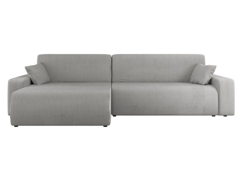 Narożnik z funkcją spania MIRJAN 24 Piano L Maxi Sztruks jasny szary 1 szt.