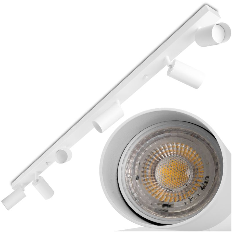 Lampa Sufitowa Lumiled Spot Tuba Reflektor Oprawa Halogenowa 6x GU10 1 szt.