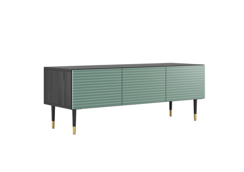 Nowoczesna szafka RTV IMPERIO pistacjowa do salonu