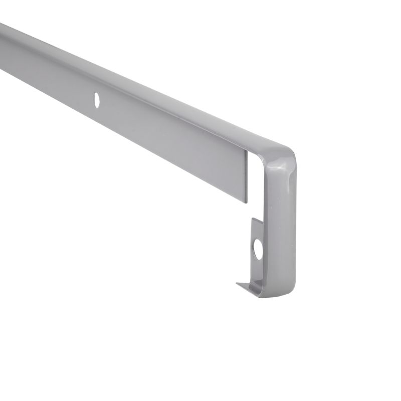 Listwa przyblatowa Cezar aluminiowa szczotkowana 38 mm 62 cm ciemnoszara