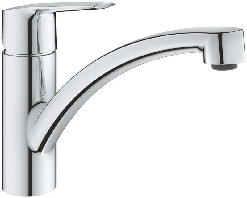 Bateria kuchenna Grohe Start Jednouchwytowa Chrom, SilkMove, QuickFix, 1 szt.