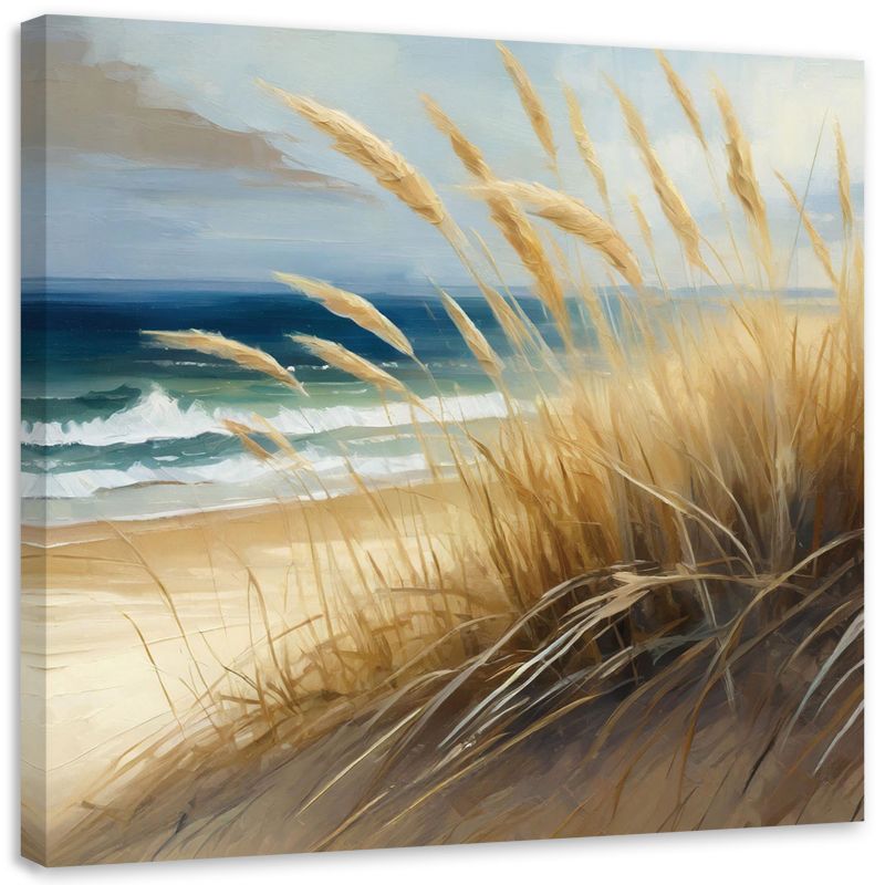 Obraz na płótnie Feeby plaża wydmy morskie przyroda 60x60cm 1szt