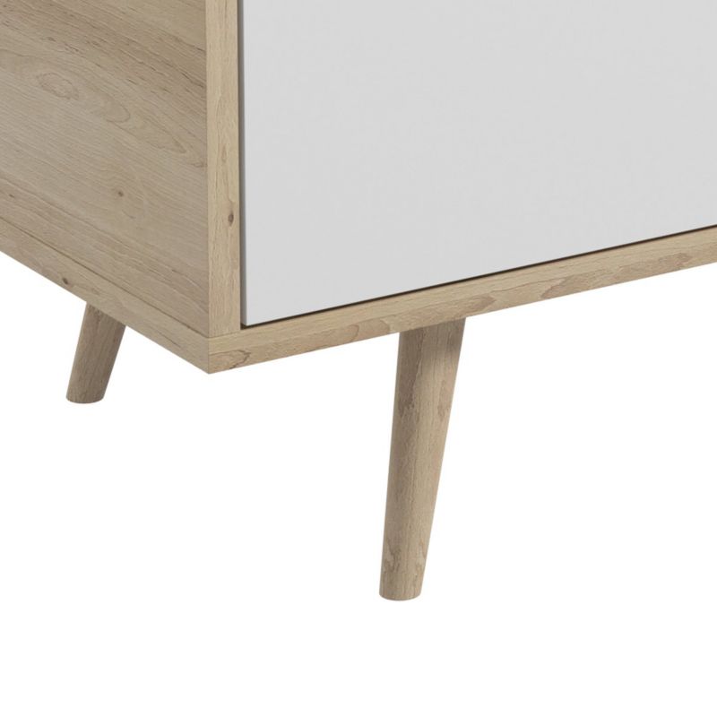 Komplet nóg do szafki Oltens Hedvig, dąb nova, wys. 24,3 cm, 4 szt.