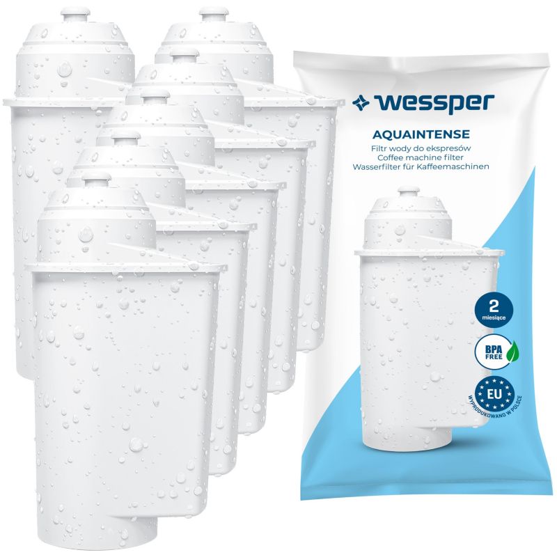 Filtr wody, Wessper, do ekspresu Bosch Siemens, węglowy, zamiennik, 6szt