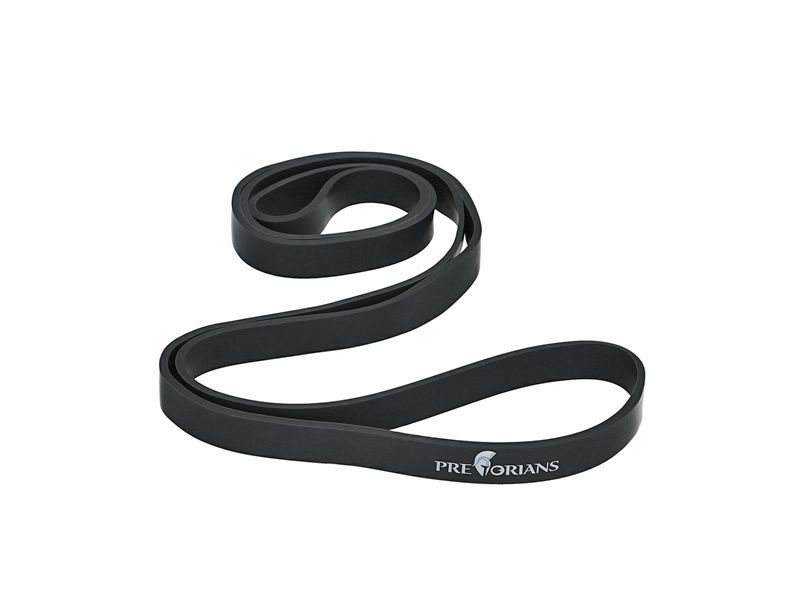 Guma oporowa do ćwiczeń Pretorians trening siłowy fitness opór 16-32 kg czarna 1 szt.