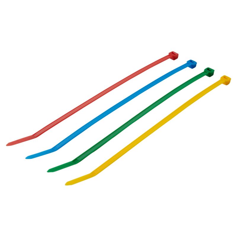 Opaski zaciskowe Diall 4,8 x 200 mm mix kolorów 100 szt