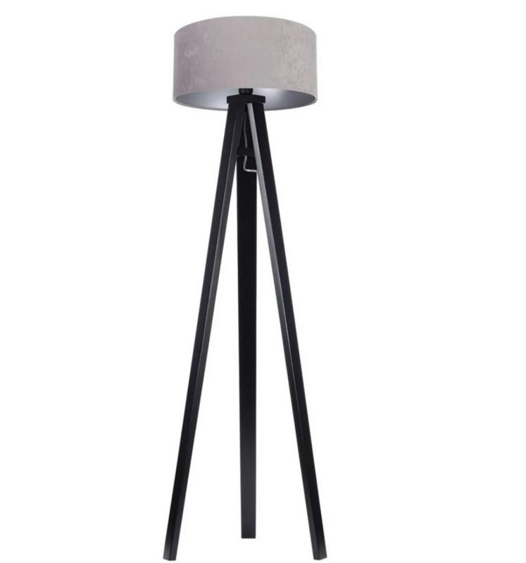 Lampa Bps Koncept stojąca HOME 40 szara/srebrna/czarna 1 szt