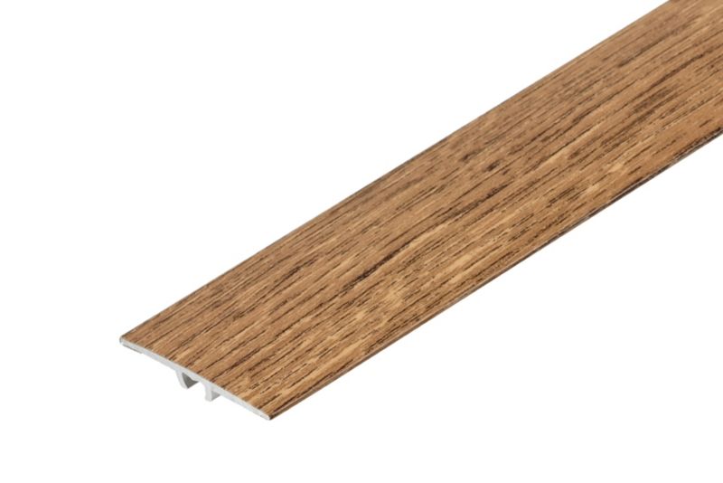 Profil progowy płaski Cezar Dąb Palony 35mm 0,93m aluminiowy 1 szt.