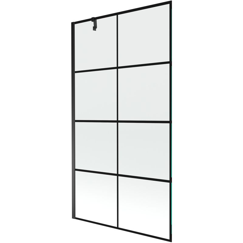 Parawan 1-skrzydłowy Mexen Next czarny wzór 100x150 cm 1 szt.