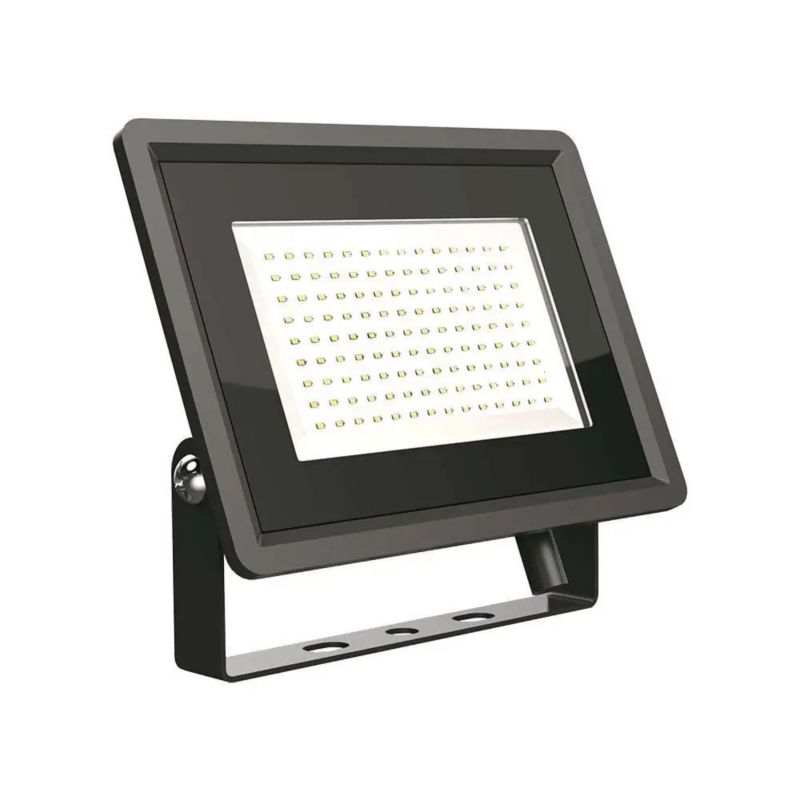 Naświetlacz LED V-TAC czarny LED 100W 6400K 8700lm IP65 wym: 22,2 x 27 x 2,7 cm aluminium - 1 szt.