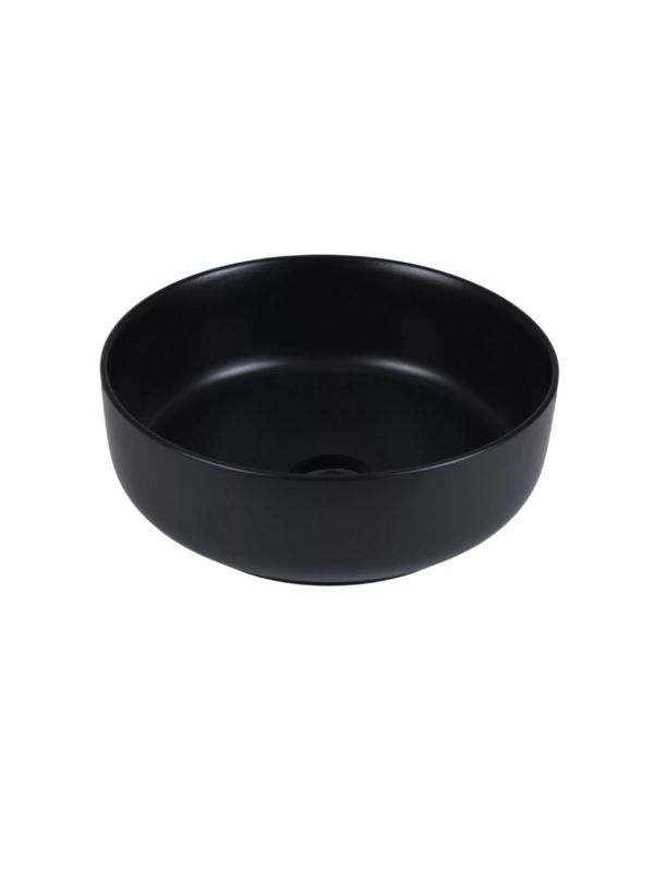 Umywalka nablatowa Uptrend SOFIA L czarny mat 1 szt.