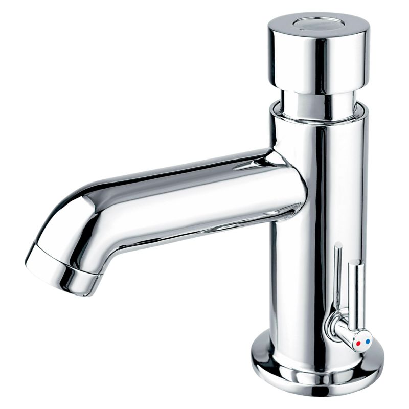 Bateria umywalkowa Ferro PRESSTIGE stojąca czasowa z regulacją temperatury chrom 1 szt.