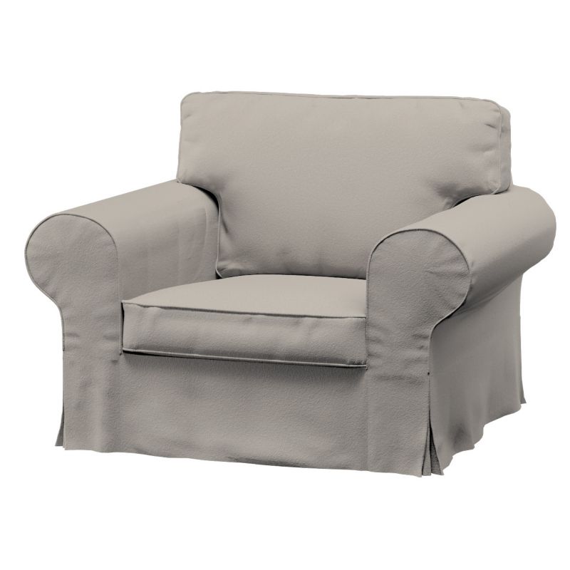 Pokrowiec na fotel Ektorp Dekoria Boucle Teddy jasno beżowa bukla 1 szt.