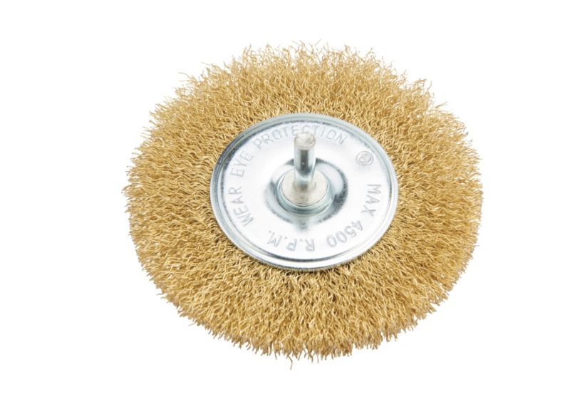 Szczotka tarczowa Universal z trzpieniem 6 mm stal śr. 100 mm