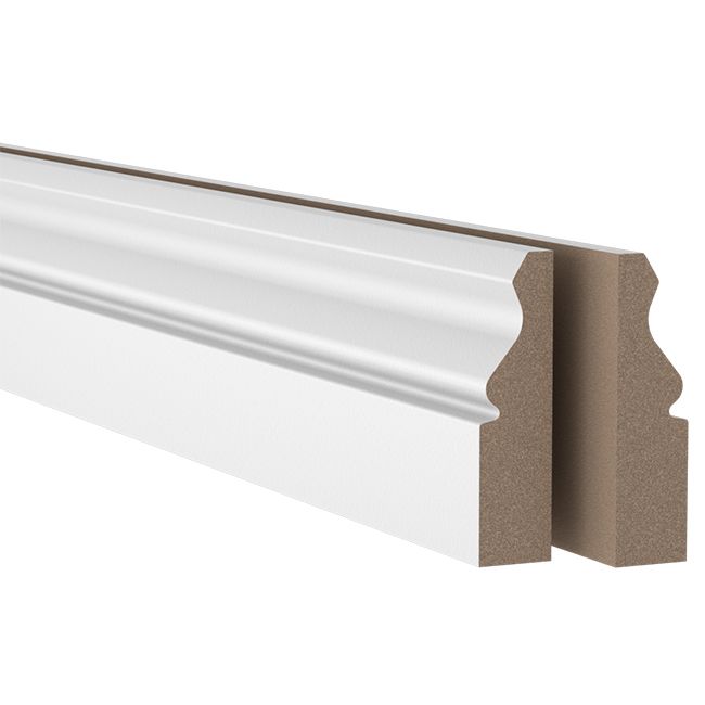 Listwa maskująca MDF 18 x 69 x 2100 mm ogee biała