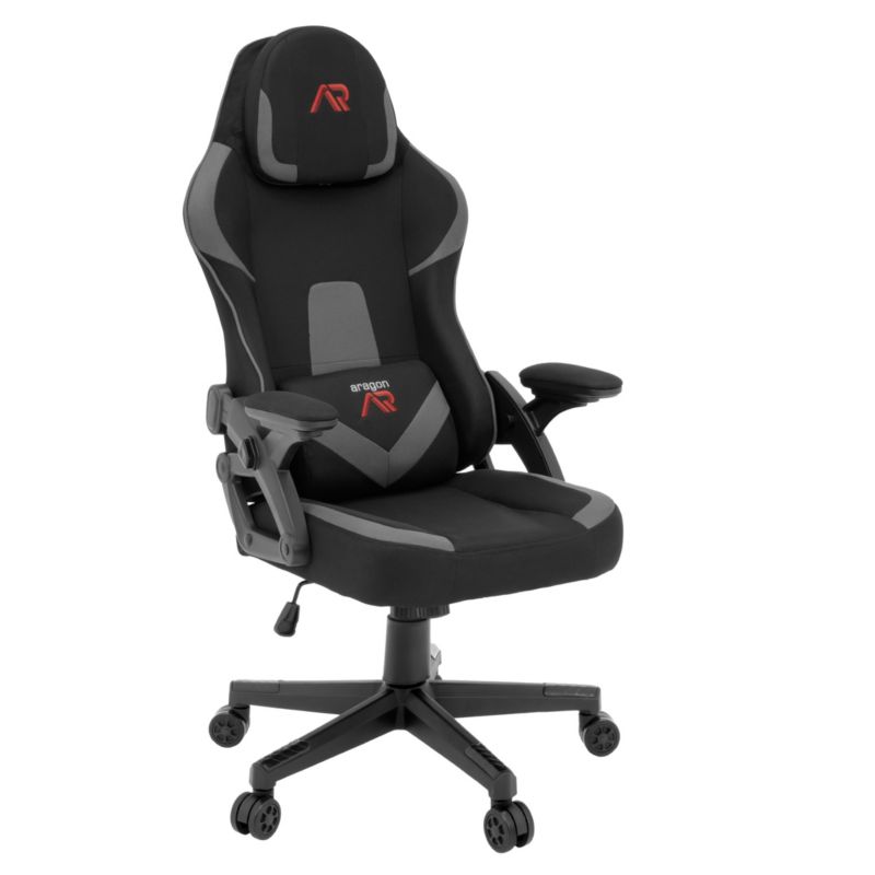 Fotel gamingowy JUMI regulowany Aragon biurowy dla gracza obrotowy 1 szt.
