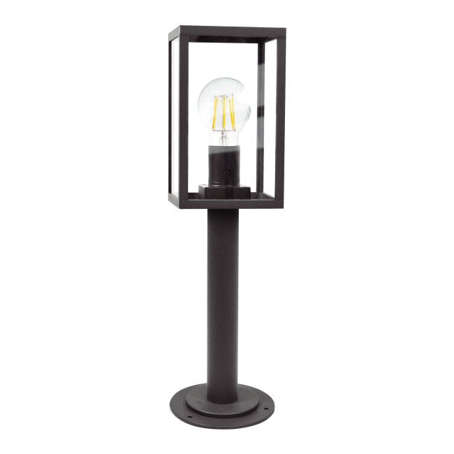 Lampa stojąca Polux Malmo 15 W E27 IP44 48 cm czarna
