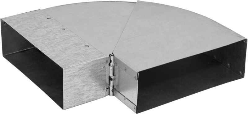 Kolano nastawne Darco 150 x 50 mm 45-90° ocynkowane