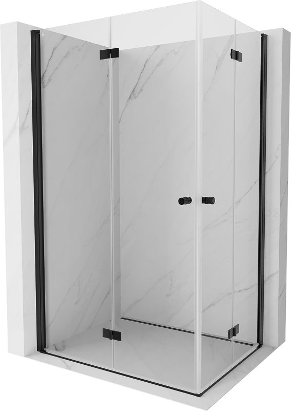 Kabina prysznicowa Mexen Mist-F czarna 100x90 cm - 8A6-100L-090P-70-00 1 szt.