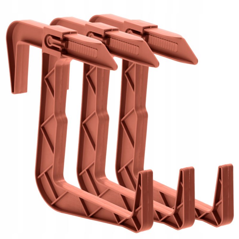 Uchwyt Na Doniczkę KADAX Wieszak Skrzynkę Balkonową 3szt