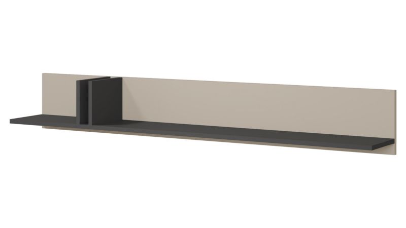Półka otwarta duża MIRJAN 24 Alsy 14 antracyt + beż jasny 1 szt.